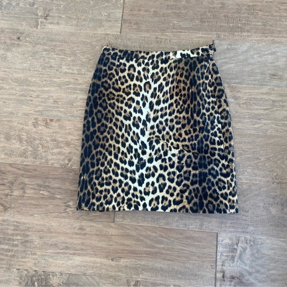 Moschino Dresses & Skirts - Moschino leopard mini skirt